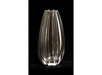 FINE VINTAGE MID-CENTURY BLOWN GLASS VASE DESIGNED BY BENGT ORUP FOR JOHANSFORS, SWEDEN, 1950s - 1960s