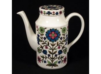 VINTAGE 'COUNTRY GARDEN' COFFEE POT DESIGNED BY JESSIE TAIT FOR MIDWINTER, 1960s - 1970s