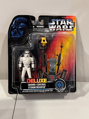 Star Wars Deluxe Crowd Control Stormtrooper Figure