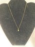 14k Gold Necklace With Opal Pendant
