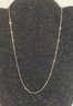 14K Gold EternaGold 18' Long Necklace With  Original Box, 1.86 Grams
