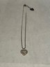 Sterling Silver Beverly Hills Silver Heart Necklace- 23' Long