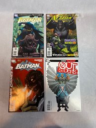 DC Comics-2 Batman, Outsiders, And Lexluthor's Action Comics