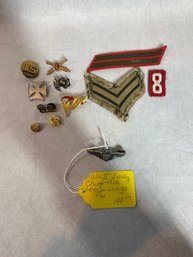 Military Patch And Pin Lot