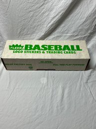 1988 Fleer Baseball Logo Stickers & Trading Cards Sealed Set
