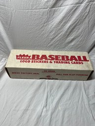 1989 Fleer Baseball Logo Stickers & Trading Cards Sealed Set