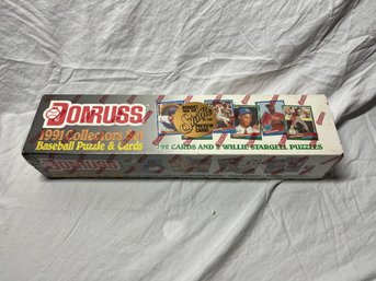 1991 Donruss Collectors Sealed Set Baseball Puzzle And Cards