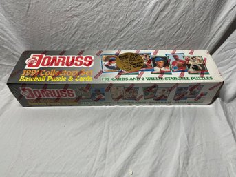 1991 Donruss Collectors Sealed Set Baseball Puzzle And Cards