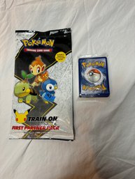 3 Oversize Pokemon Cards Plus To Booster Packs - Sealed