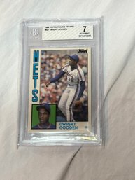1984 Topps Traded Tiffany Dwight Gooden #42T BGS 7