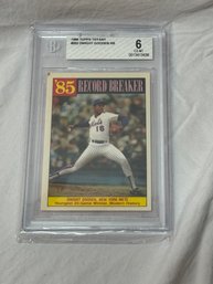 1986 Topps Tiffany #202 Dwight Gooden RB BGS 6