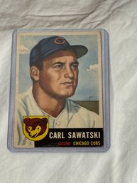 1953 Topps Carl Sawatski #202