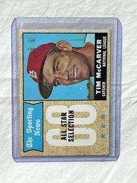 1968 Topps Tim McCarver All Star Collection