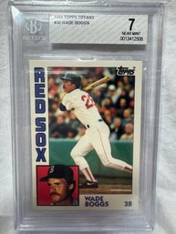 1984 Topps Tiffany Wade Boggs BGS 7