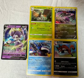 5 Pokemon Cards: Indeedee V 39/72