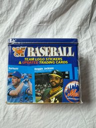 1987 Fleer Baseball Team Logo Stickers And Updated Trading Cards