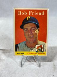 1958 Topps Bob Friend #315