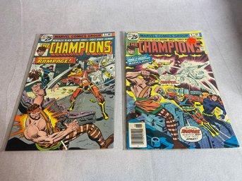 2 Comics: Champions 5 April & Champions 6 Junes