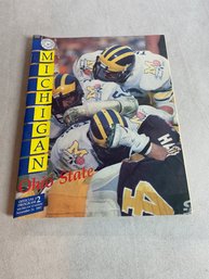 Michigan V Ohio State Official Program November 21, 1987