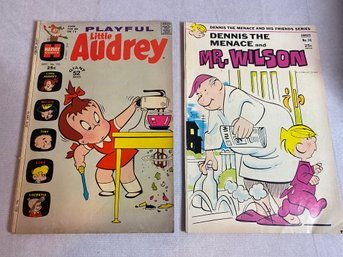 2 Comics: Dennis The Menace And Mr. Wilson #24 & Playful Little Audrey Sept #103