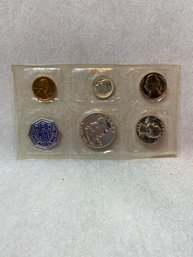 1957 Coin Set-Half Dollar, Quarter, Nickel, Dime, Penny