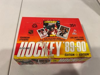 89-90 NHL Hockey Yearbook Stickers NOT SEALED