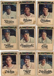 1968 Detroit Tigers Free Press Bubble Gumless Cards 19 Total