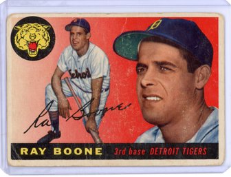 1955 Topps Ray Boone Tigers #65, Rip Repulski Cardinals #55 And Al Rosen Indians #70 Three Total