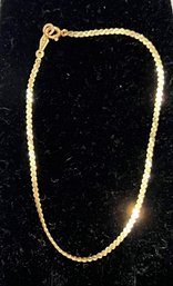14K 6' Long Gold Bracelet, 1.34 Grams