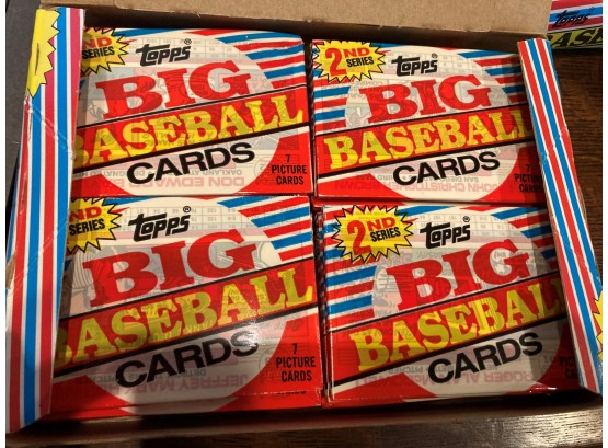 Box Of Topps Big Baseball 2nd Series Wax Packs