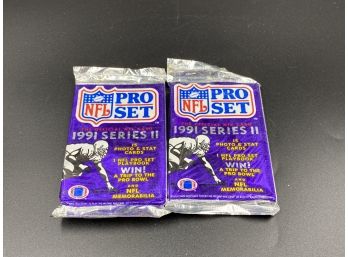 NFL Pro Set Up- 9 Unopened Pack Of Cards