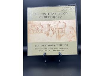 The Ninth Symphony Of Beethoven Boston Symphony Vinyl Record
