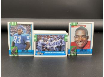2nd Year Barry Sanders  1990s Detroit Lions Cards