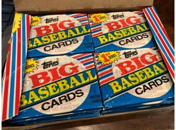 Box Of Topps Big Baseball 1st Series Wax Packs