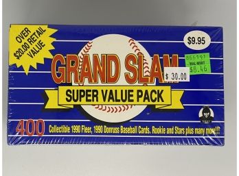 Grand Slam Super Value Pack- 90 Fleer & 90 Donruss, And More - 400 Cards Including Rookis