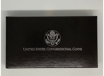 US Congressional Coins 1989- D Silver Dollar  & 1989-D Half Dollar- Both Uncirculated  With COA