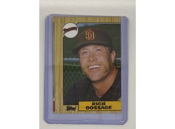!987 Topps Goose Gossage Miscut