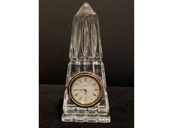 Waterford Obelisk Quartz Clock Giftware