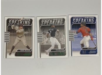 2021 Panini Absolute Statistically Speaking 2 Green Parallel