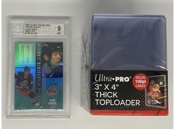 Ultra Pro 3'4 Thick Toploaders Holds 100 Pt Cards - New/sealed Plus Beckett P Lasse Pirjeta