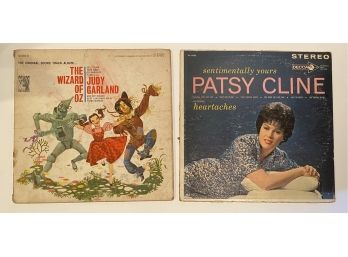 The Wizard Of Oz Judy Garland & Patsy Cline Sentimentally Yours Record