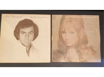 Barbara Streisand's Greatest Hits Album And Neil Diamond You Don't Bring Me Flowers