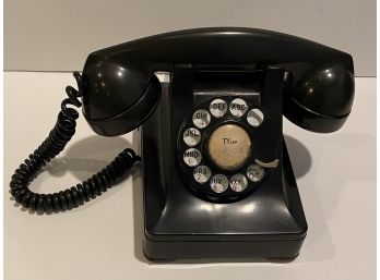 Vintage Black Bell System Western Electric Rotary Dial