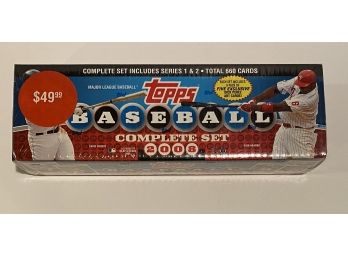 Sealed- 2008 Topps Complete Set Series 1 & 2 600 Cards Total