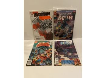 4 DC Batman Comic Books.
