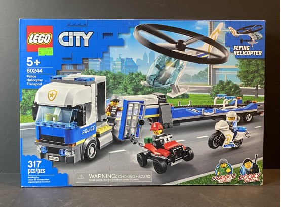 Lego City Police Helicopter Transport -new In The Box