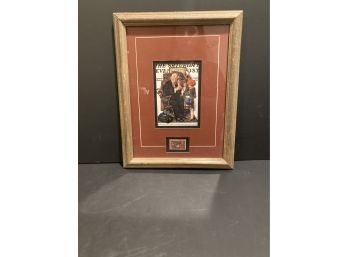 3 Cent Stamp Plus  The Saturday Evening Post, Framed