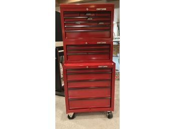 Craftsman Tool Chest- Red Like New Condition - PICK UP ONLY