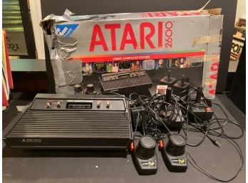 Atari Game System With Box