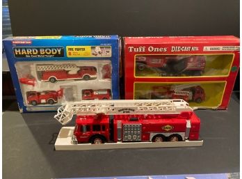 Fire Trucks Toy Lot